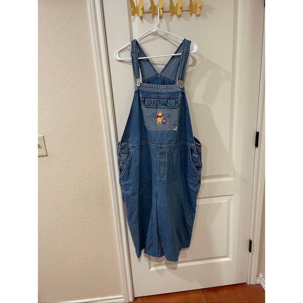 Vintage Pooh Denim Overalls Bib Overalls Winnie The Pooh Piglet Bees plus sz 20